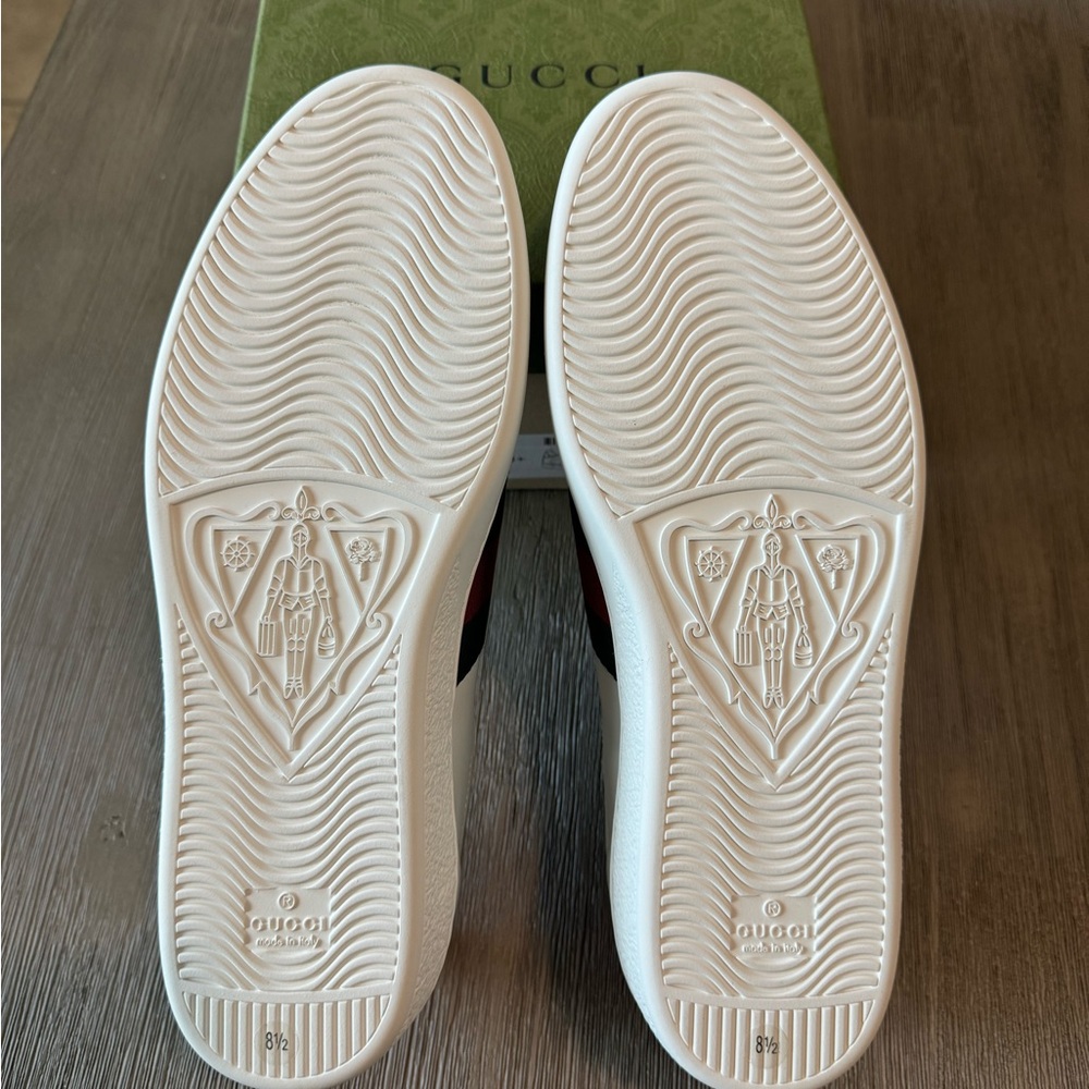 GUCCI MEN'S ACE EMBROIDERED SNEAKER | SIZE 8.5 UK MEN | SIZE 9 US MEN - Picture 5 of 8